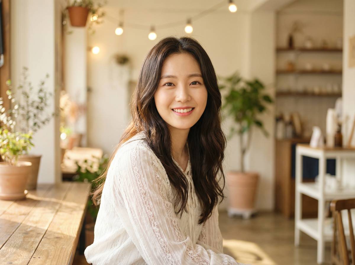 情侣自拍咖啡馆日常视频