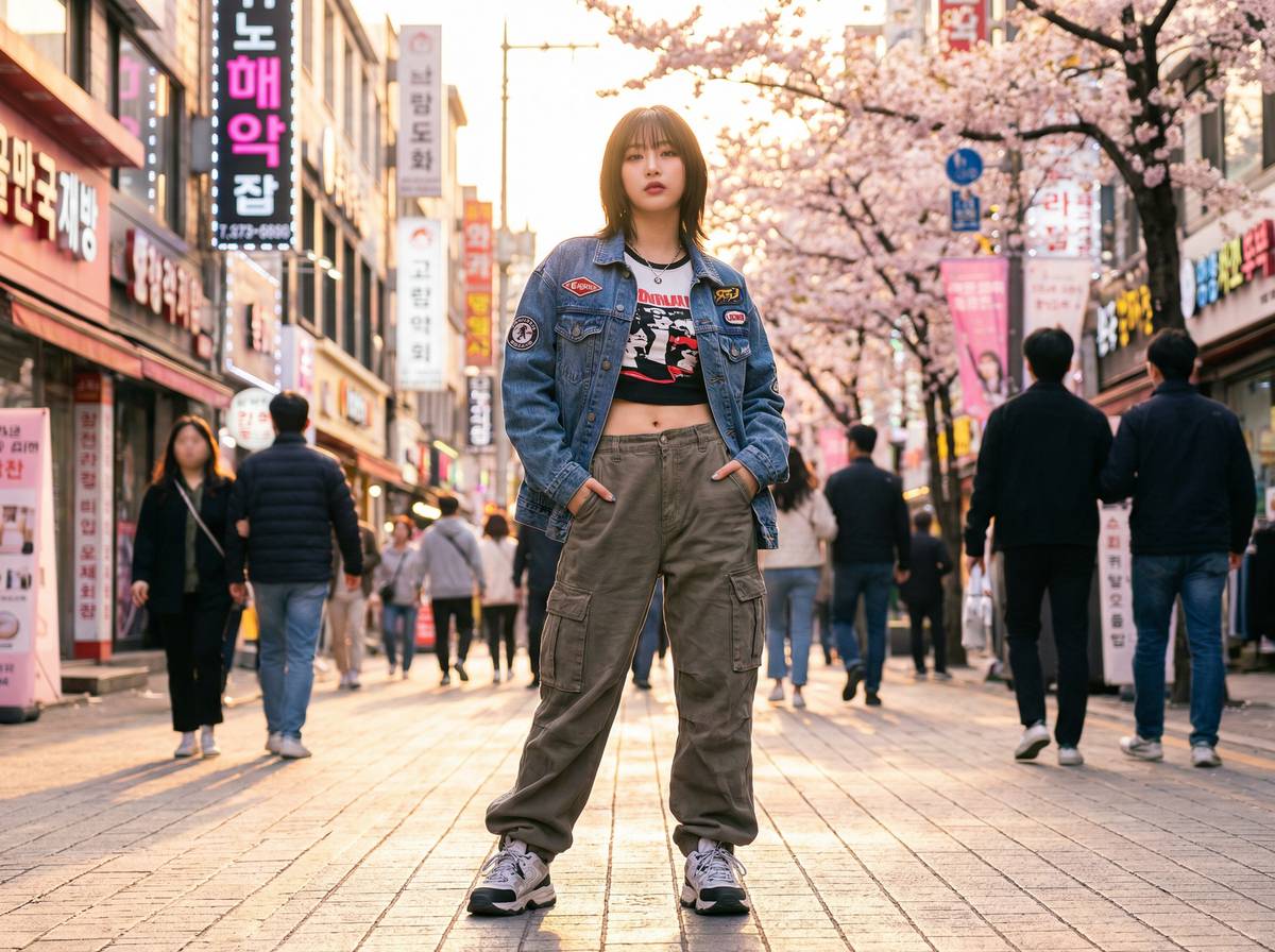 情侣自拍街拍时尚视频