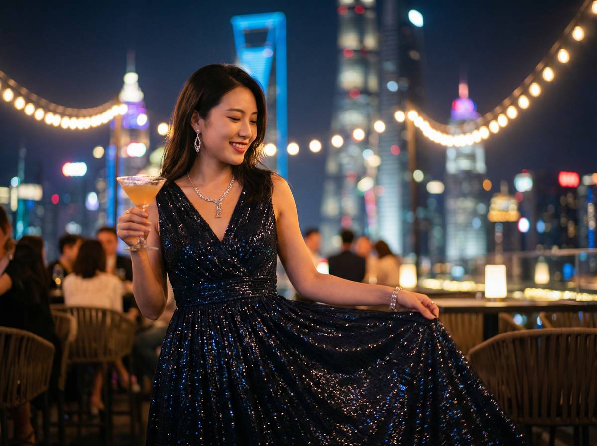 情侣自拍夜景视频